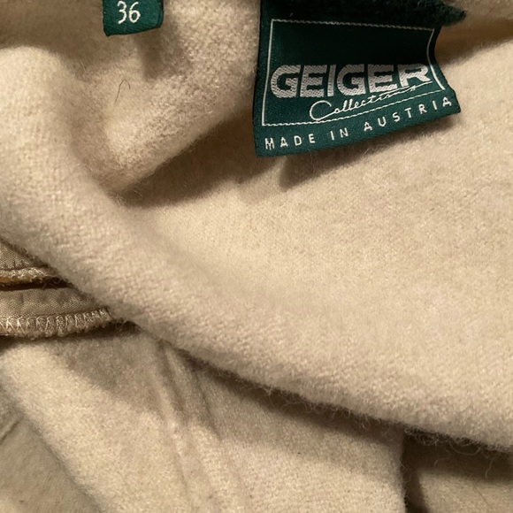 “GEIGER” Off White Vintage Wool Made In Austria Jacket. - Picture 6 of 14